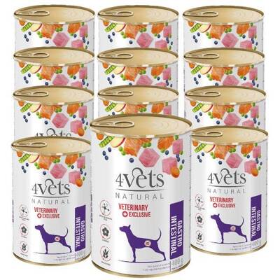4Vets Gastro Intestinal kutyáknak 12x400g