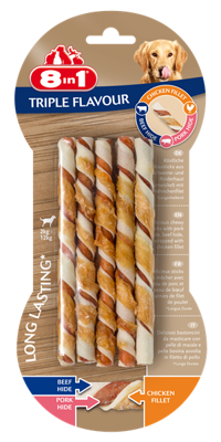 8in1 Háromszoros ízű Twisted Sticks 10szt