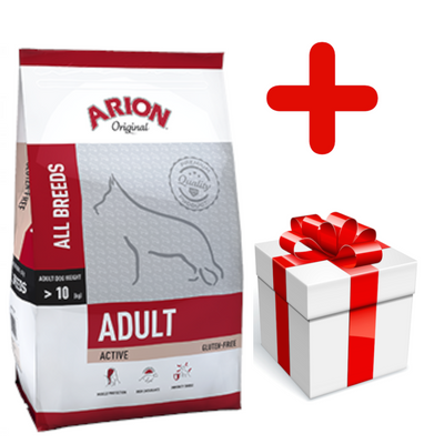 Arion Original Adult Adult All Breeds Active 12kg + MEGLEPETÉS A KUTYÁDNAK