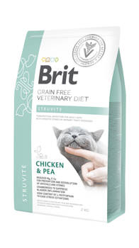 Brit Grain Free Veterinary Diet Cat Struvite Csirke borsóval 2kg