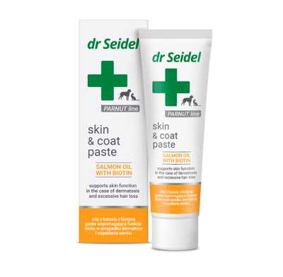 Dr. Seidel Skin&Coat Paste-paszta a bőrfunkciók támogatására dermatózis és hajhullás esetén 105g