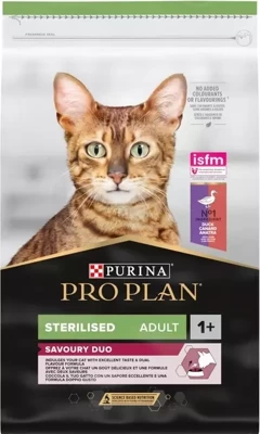 PURINA Pro Plan Cat Sterilizált kacsa és máj 10kg